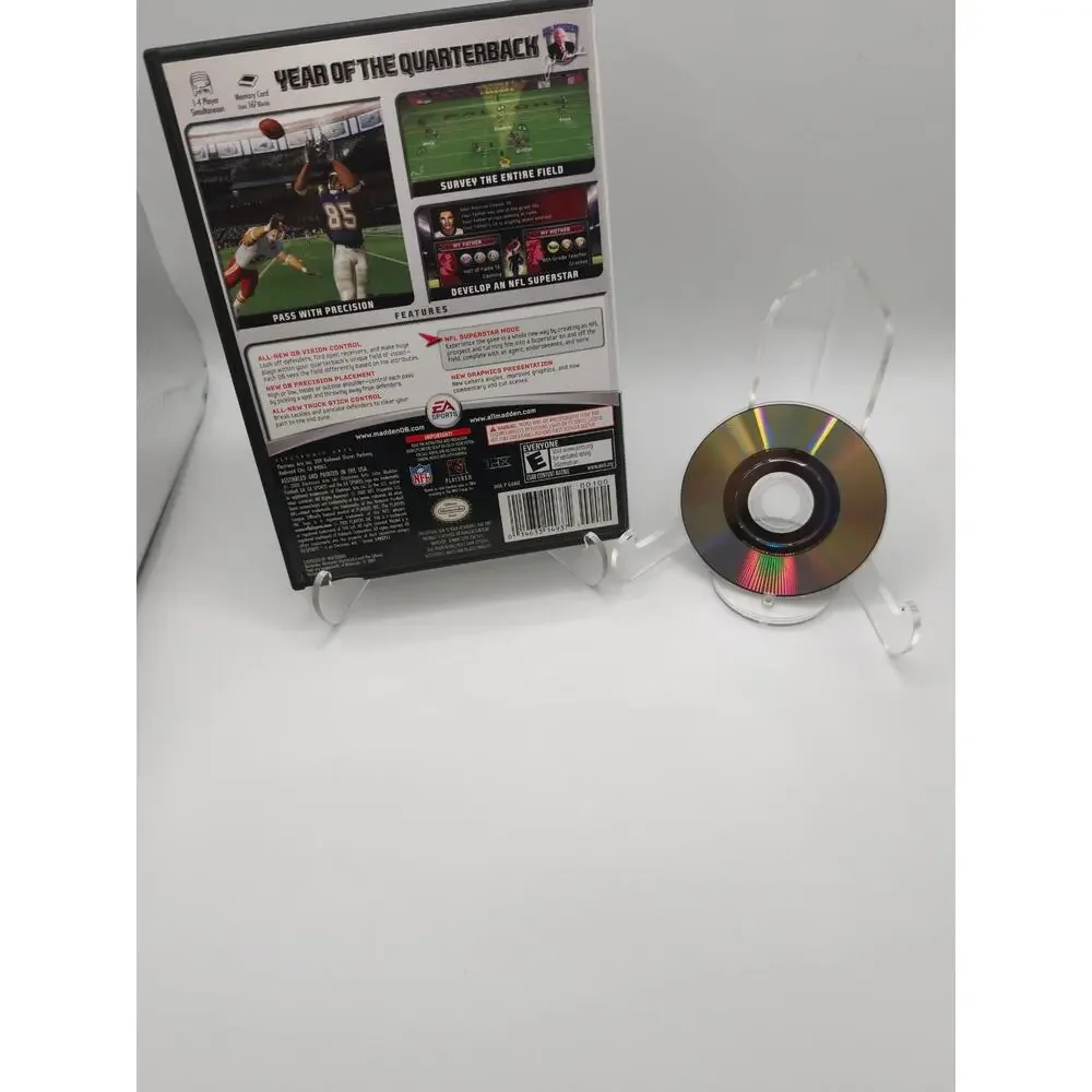 Madden NFL 06 GameCube Case and Disc Tested